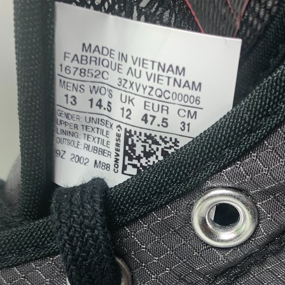 CONVERSE RUN STAR HIKE Men’s Size 13 CONCRETE HEAT BLACK / Ghost Green 167852C - Picture 8 of 11